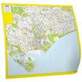 Stadtplan Singapur 130x115cm