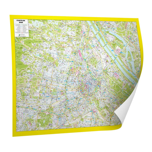 Stadtplan Wien 120x92 cm