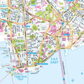 Der Stadtplan Honkong Poster Papierkarte im Detail