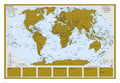 Welt - Rubbelkarte (95 x 66 cm / 1:40.000.000)