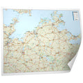 Mecklenburg-Vorpommern - Straßenkarte (141 x 100 cm / 1:200.000)