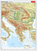 Südosteuropa - Schulwandkarte - physisch / politisch (147 x 202 cm / 1:1.000.000)