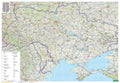 Straßenkarte von der Ukraine und Moldawien