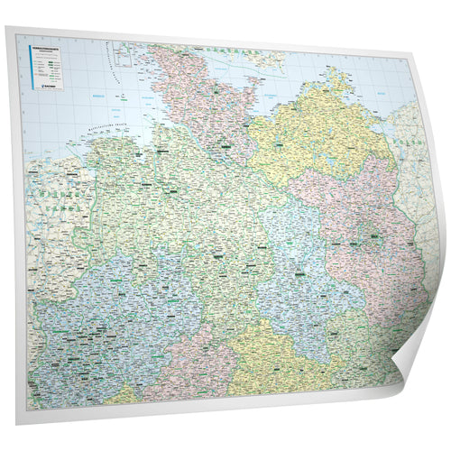 Die Verwaltungskarte von Norddeutschland in 4 Ausführungen.
