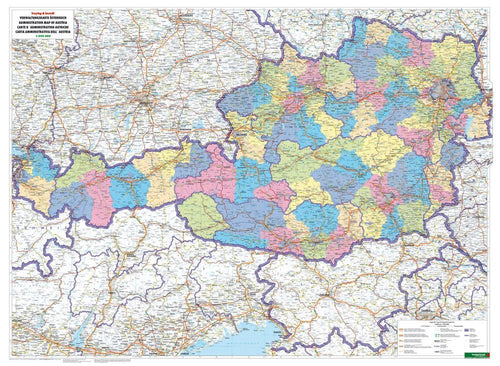 Verwaltungskarte von Österreich