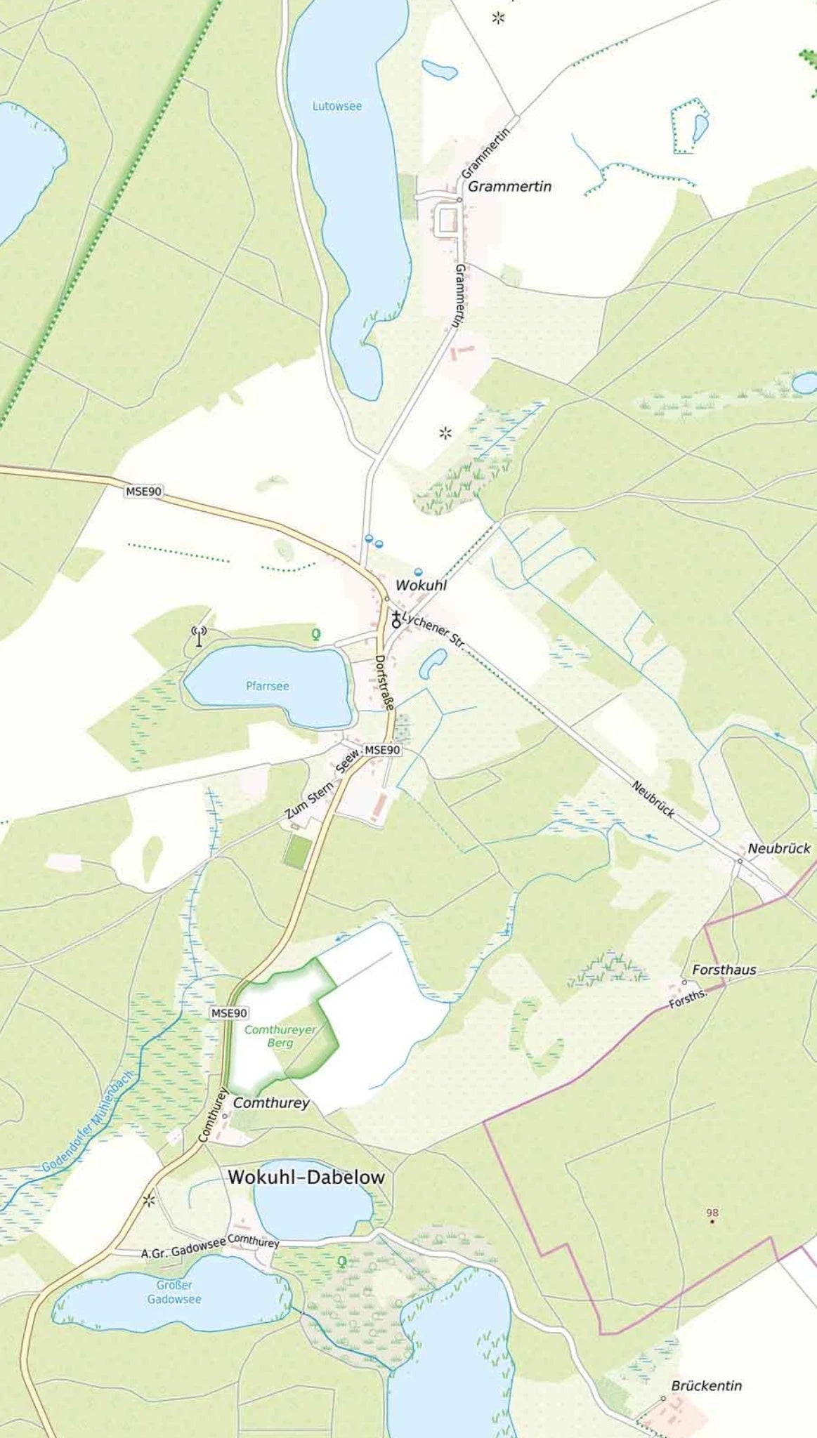 Gemeinde Wokuhl-Dabelow in der Detailansicht