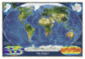 Welt - Satellitenkarte (109 x 76 cm / 1:38.931.000)