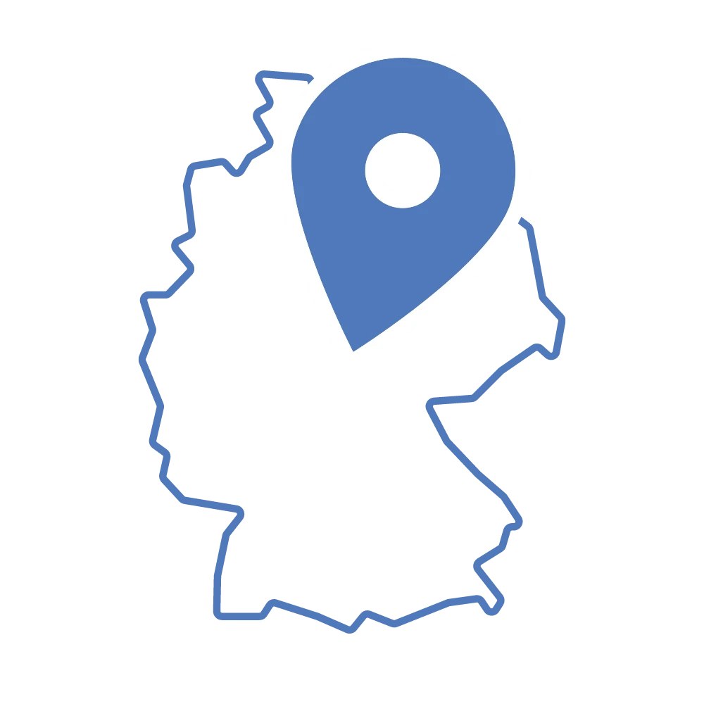 Landkarten vom gesamten Bundesgebiet