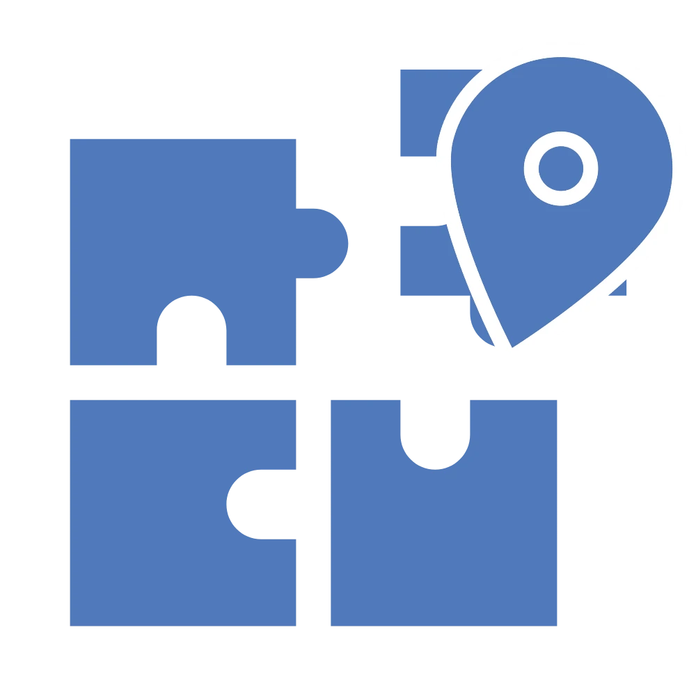 Landkarten als Puzzle