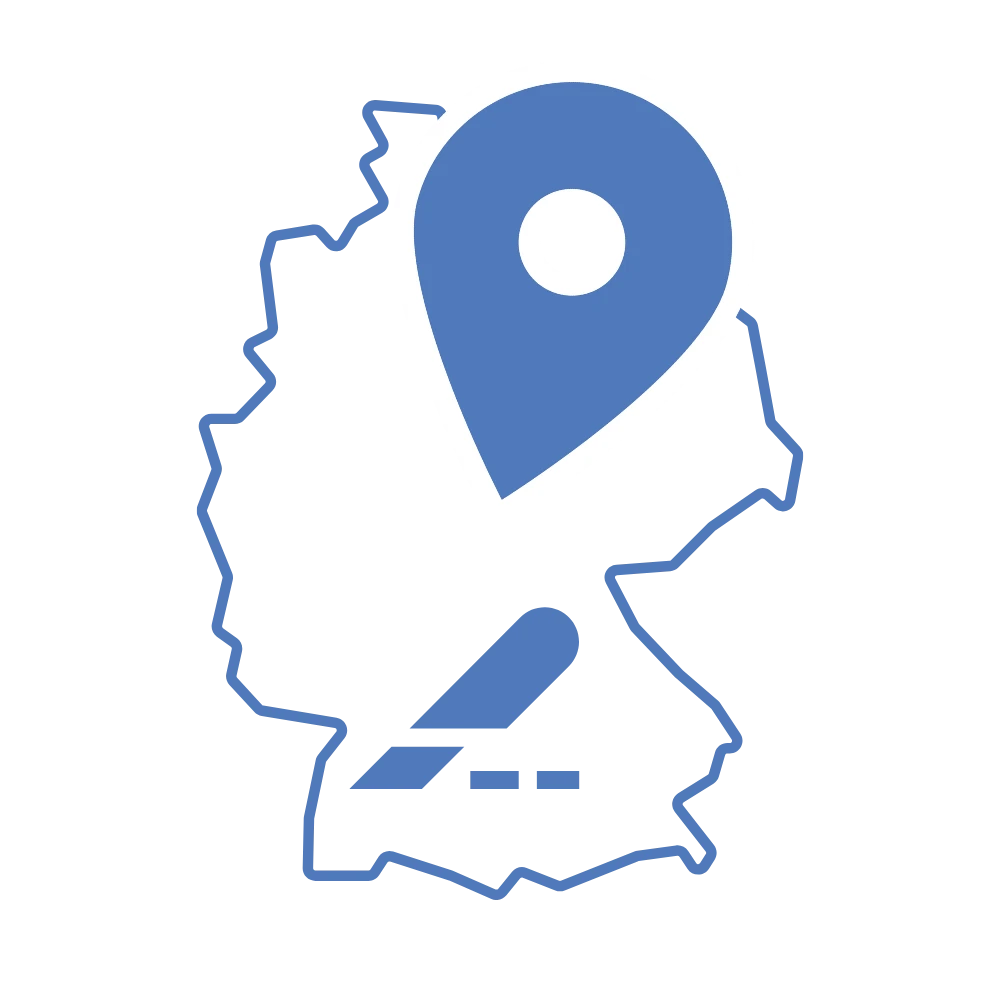 Regionale Karten von Deutschland