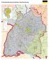 Preview: Postleitzahlenkarte von Baden-Württemberg
