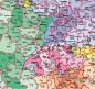 Preview: Postleitzahlenkarte von Europa im Detail