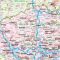 Preview: Detailansicht der Postleitzahlenkarte vom Saarland und Rheinland-Pfalz