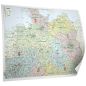 Mobile Preview: Die ORGA-Karte Norddeutschland 131x98 cm in 4 Ausführungen.