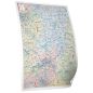 Preview: Die Hessen Postleitzahlenkarte PLZ 5-stellig (98x130 cm) als Papierkarte