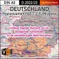 Preview: Detailausschnitt der PLZ-Karte Deutschlands.