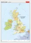 Preview: Britische Inseln als politische Schulwandkarte
