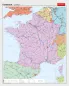 Preview: Politische Landkarte von Frankreich als Schulkarte