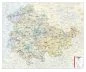 Preview: Die PLZ Karten von Thüringen 112x94 cm Insel in 4 Varianten 