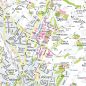 Preview: Der Stadtplan Florenz Poster Papierkarte Detailansicht