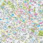 Preview: Der Stadtplan Paris Poster Papierkarte im Detail