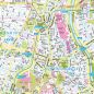 Preview: Der Stadtplan Wien Poster Papierkarte Detailansicht