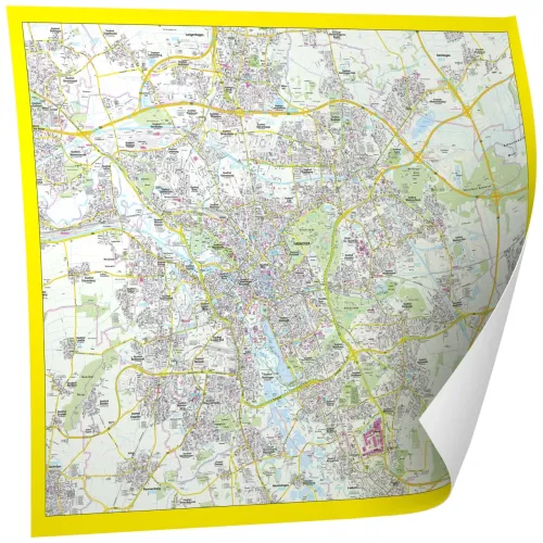 Der Stadtplan Hannover als Poster