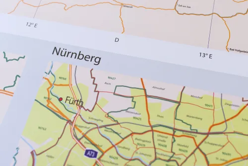 Detailausschnitt von Nürnberg