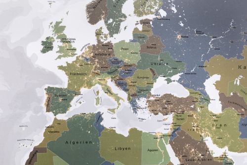 Europa bei Nacht