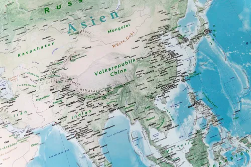 Asien in der Detailansicht