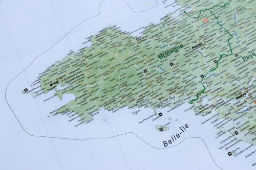 Detailansicht der Bretagne