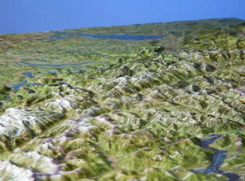 Landschaftsübersicht im Detail