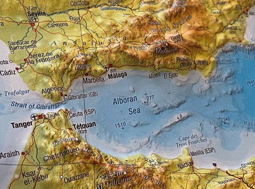 Detailansicht von der Region Malaga