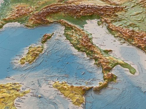 Detailansicht von der Region Palermo