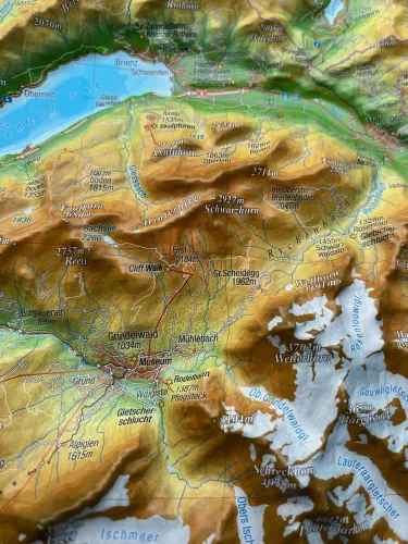 Berner Oberland in der Detailansicht