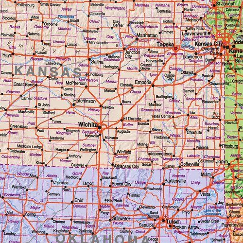 USA Landkarte im Detail