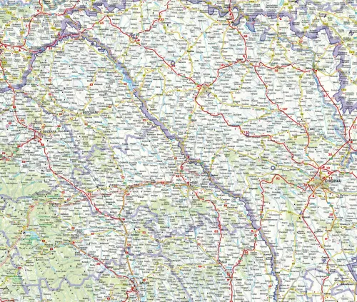 Ausschnitt der Rumänienkarte