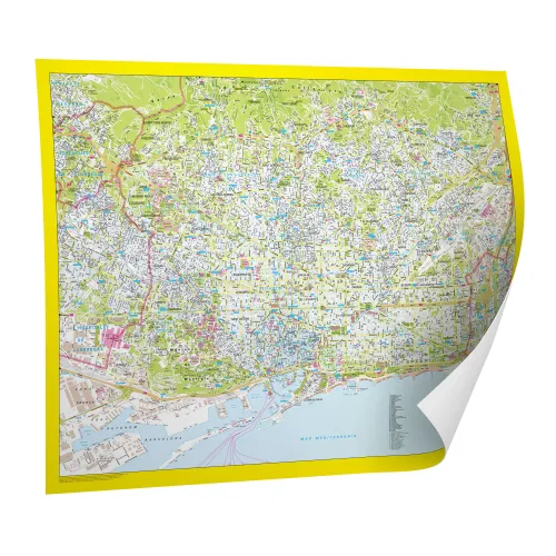 Stadtplan von Barcelona