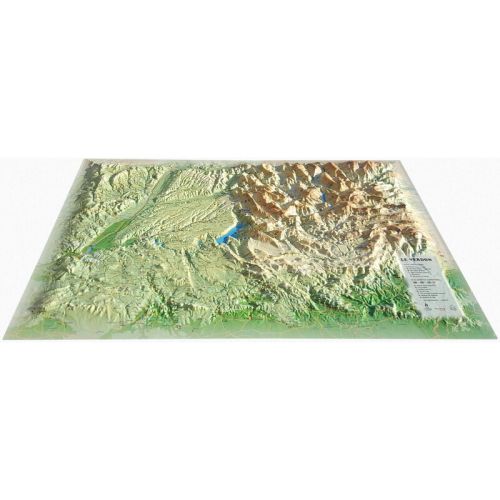 Reliefkarte Le Verdon