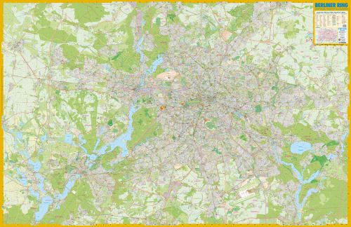 Gesamtansicht der Landkarte vom Berliner Ring