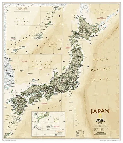 Landkarte von Japan
