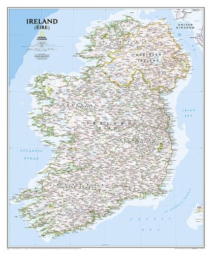 Politische Karte von Irland