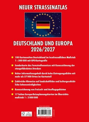 Preview: Straßenatlas Rückseite