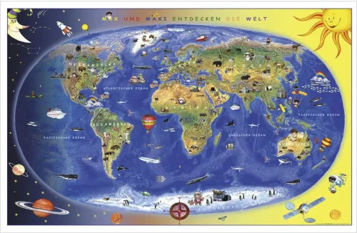 Weltkarte für Kinder