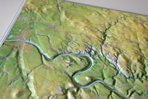 Ausschnitt aus der Reliefkarte