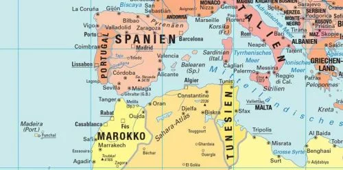 Spanien in der Detailansicht