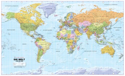 Die Welt als XXL Karte