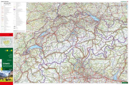 Straßenkarte - Schweiz