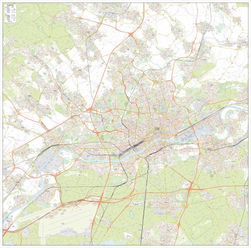 Stadtplan von Frankfurt