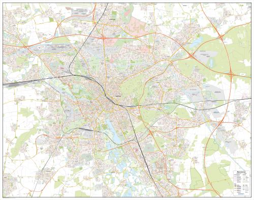 Stadtplan von Hannover